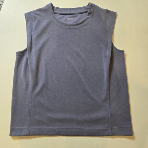 Athleta Sweatshirt Womens Large Purple Seasoft Tank Dusk Sleeveless Activewear E - Picture 2 of 9